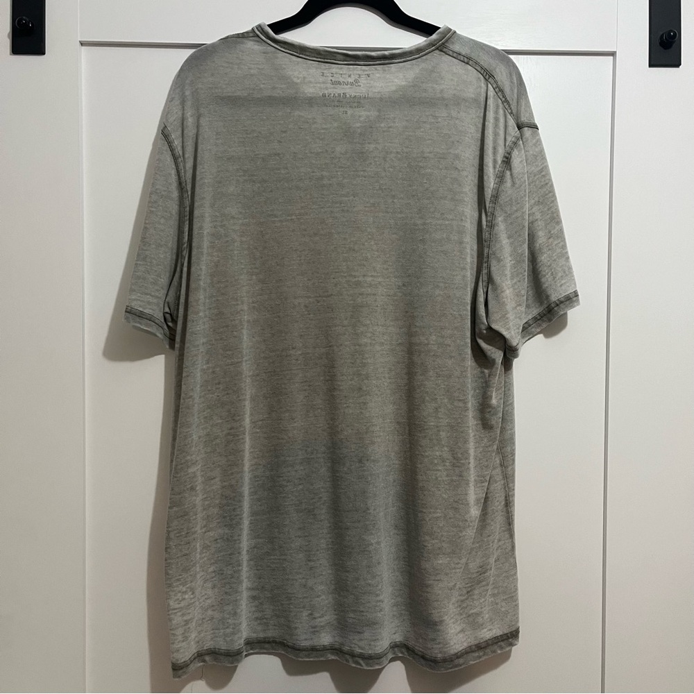 Venice Burnout Lucky Brand Thin XL Mens Green Tshirt - Picture 6 of 6